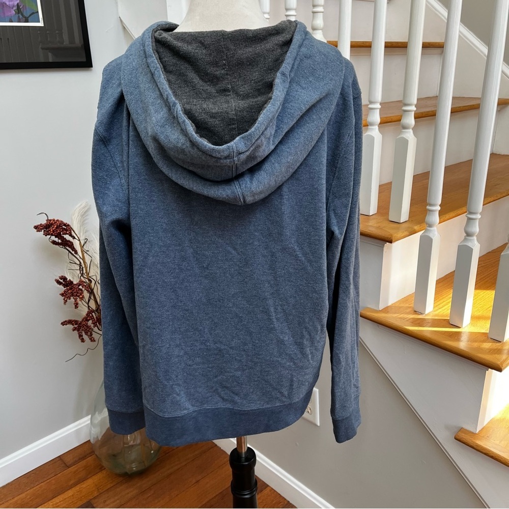 UNTUCKit Men’s XL Full Zip Hoodie Sweatshirt Blue - Picture 3 of 9